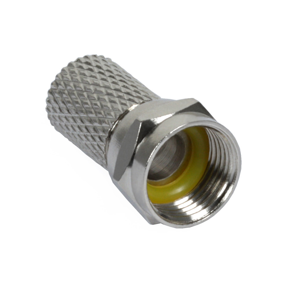 F navojni konektor za kable debeline 6.8 mm, za RG-6 in podobne koaksialne kable