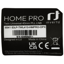 Univerzalni TWIN LNB Inverto HOME Pro, 0,3 dB, 2 izhoda