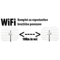Airmax komplet za brezžično povezavo 7km in več z visokimi prenosi